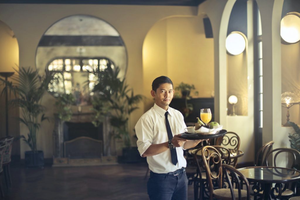 trabalho temporário na hotelaria