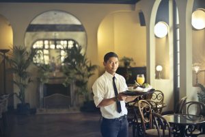 trabalho temporário na hotelaria