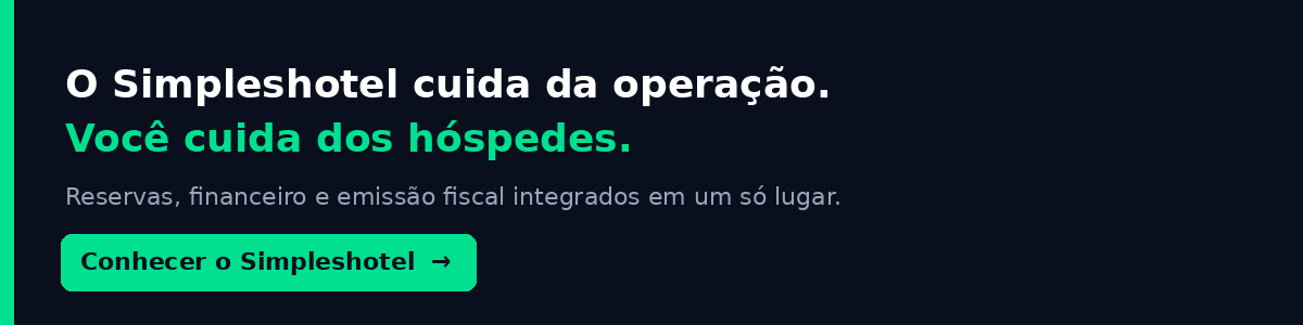NFS-e hotéis 2026: simpleshotel gestão integrada