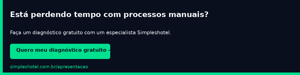 diagnóstico gratuito gestão hoteleira Simpleshotel — reforma tributária hotelaria airbnb 2026