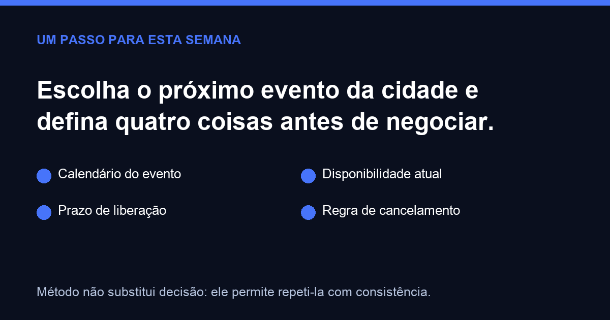 Próximo passo para negociar tarifa corporativa em hotel