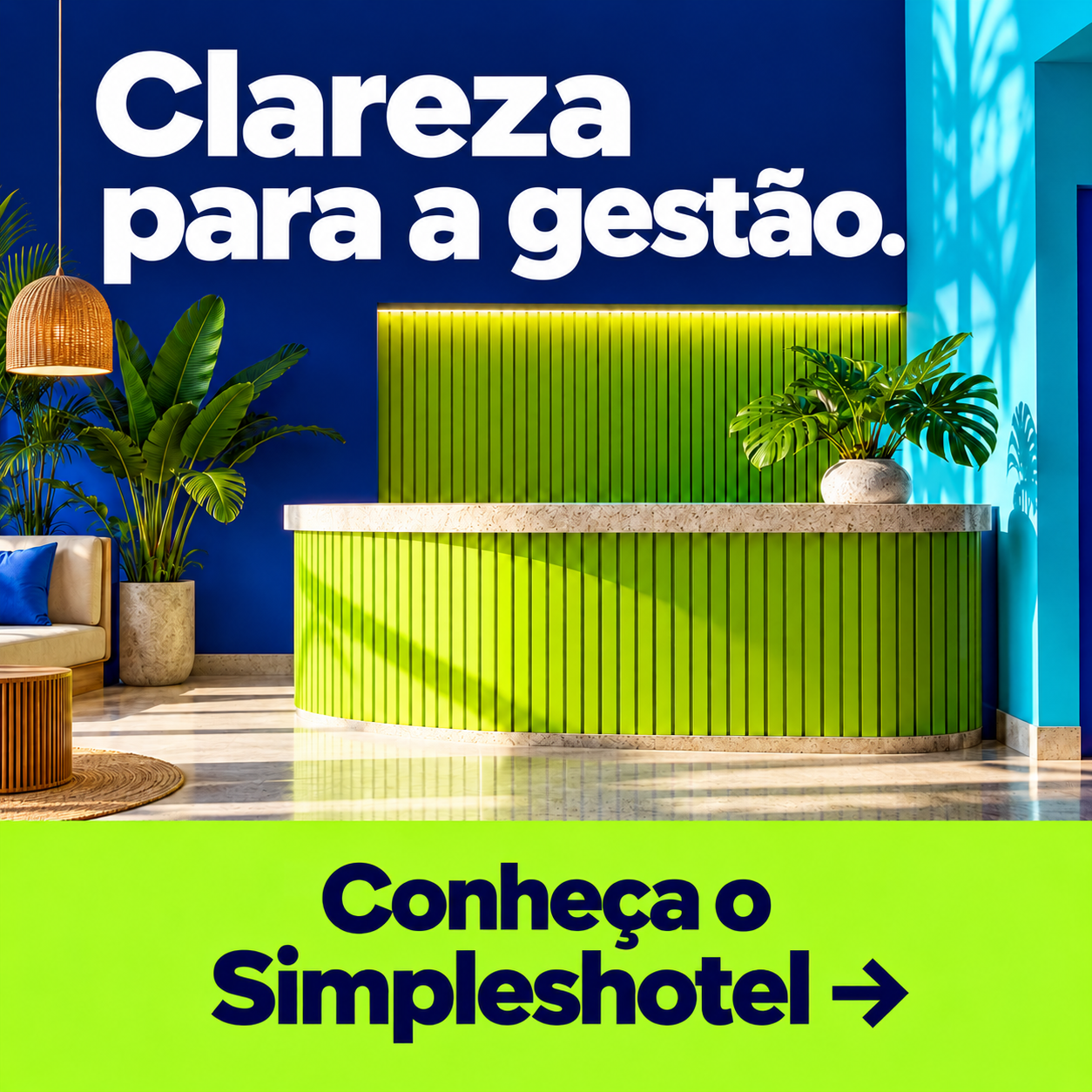 Clareza para a gestão. Conheça o Simpleshotel no site oficial.
